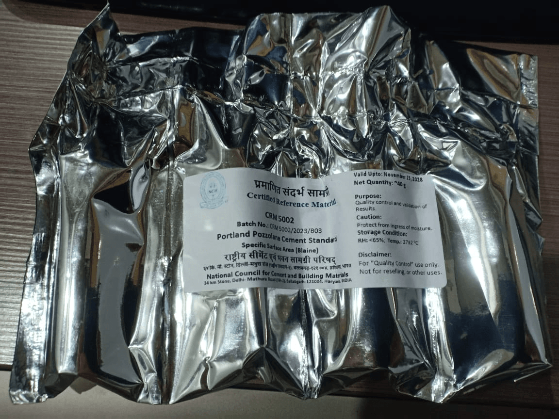 Standard Cement Ppc - For Blain Air Permeability