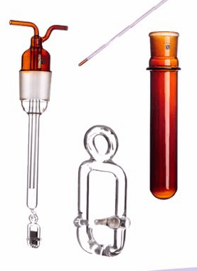 Cold Finger Condenser-amber Glass-for Silver Corrosion Test-ip 227
