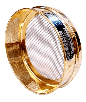 Fine Sieve - 20 Cm Dia - Brass - 0.300 Mm (300 Mic)