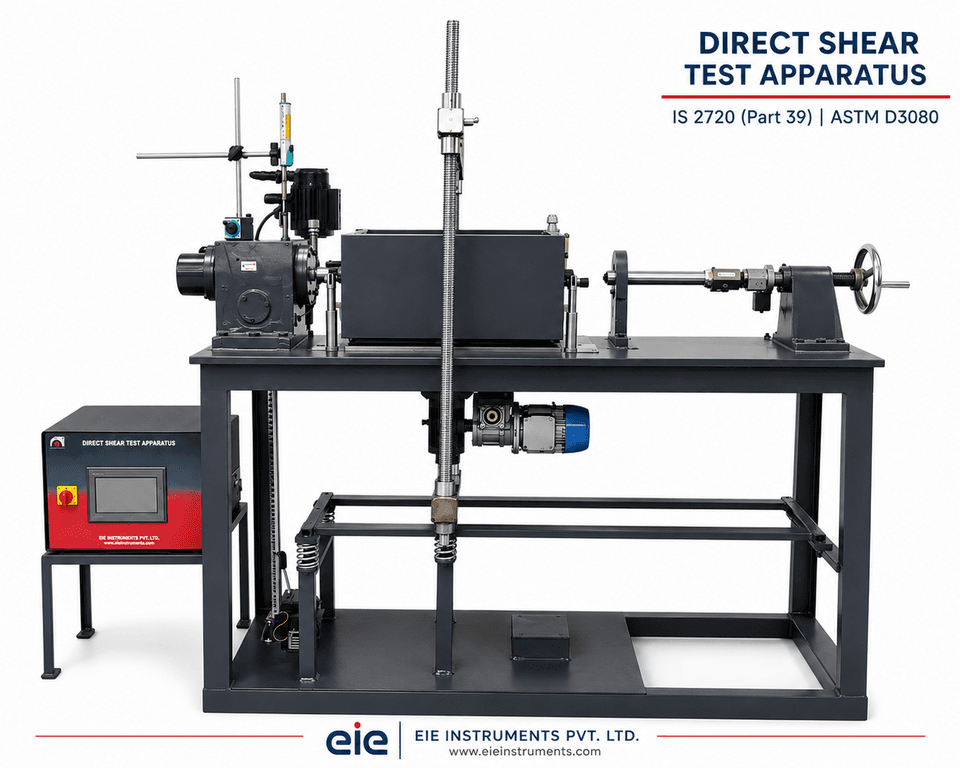 Direct Shear Apparatus For Geotextile Test - 50 Kn