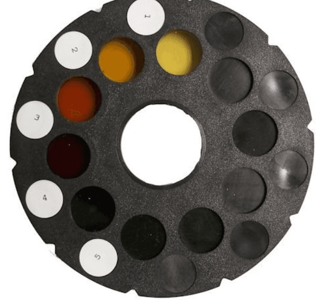 Organic Impurities Color Reference Disk - Astm C40, Aashto T21