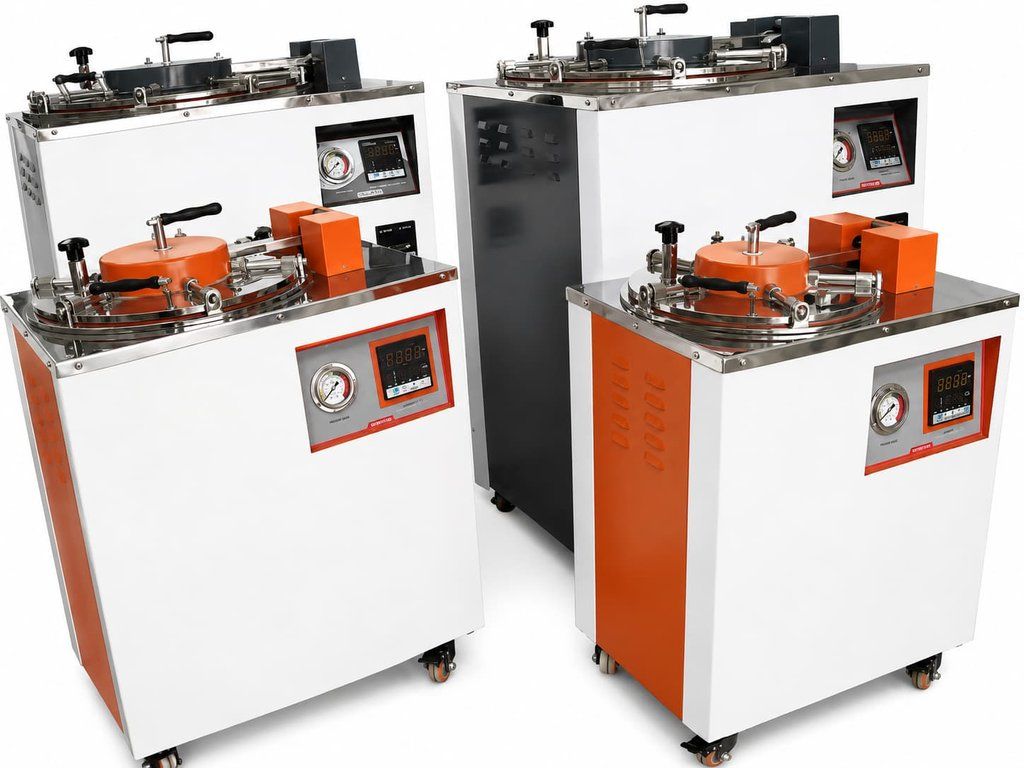 Fully Automatic Single Lever Lock Autoclave – 53 L