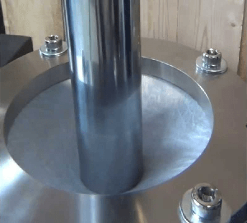 Astm D6241 - Stainless Steel Template - Cbr Puncture Test - 250 Mm Round Diameter - Astm D6241