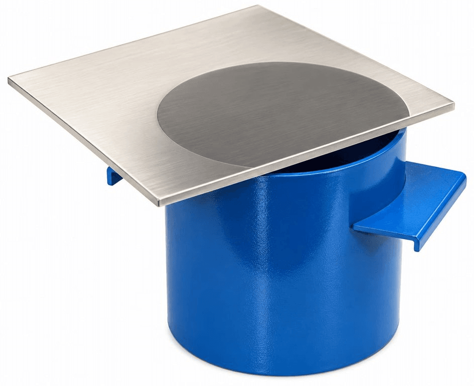 Strike Off Plate For Bulk Density Cylindrical Metal Measure