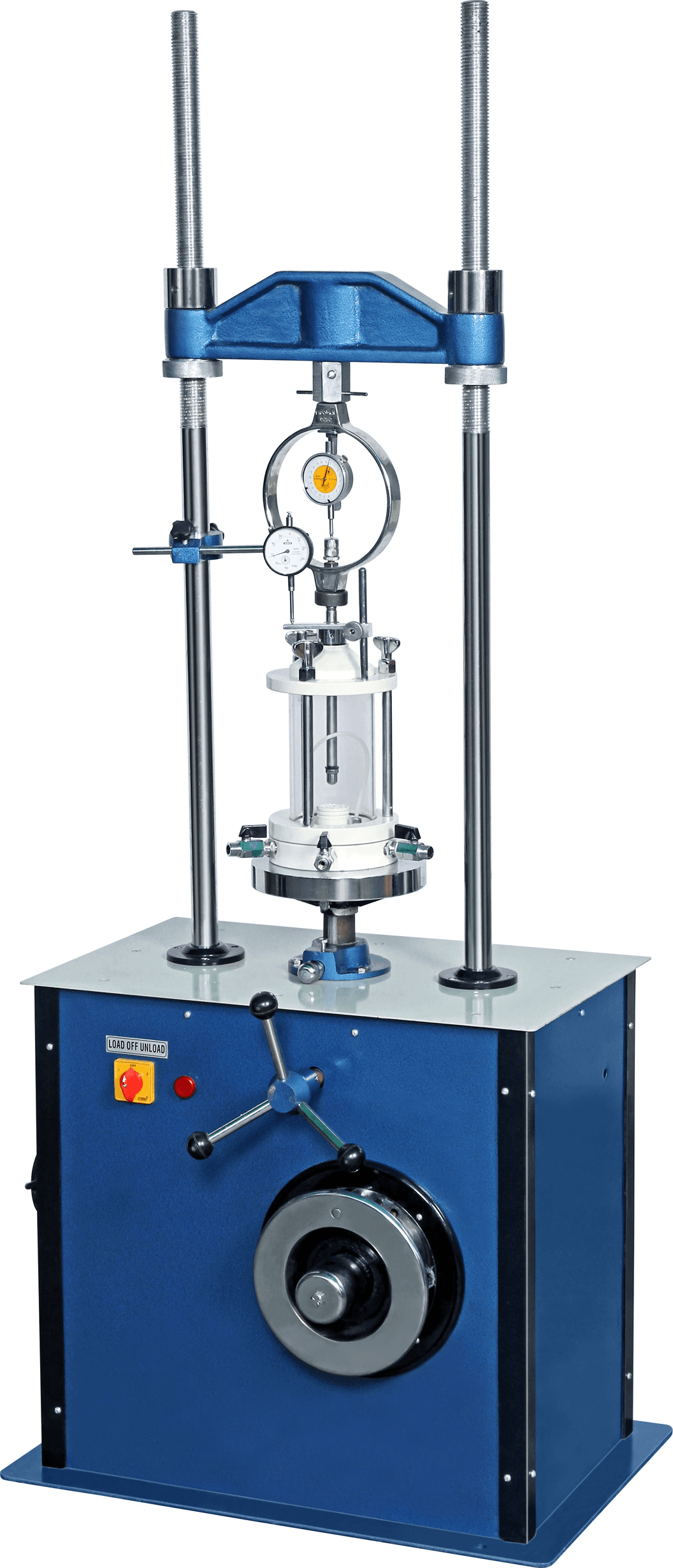 Triaxial Shear Test Apparatus - For 38mm Dia Specimen